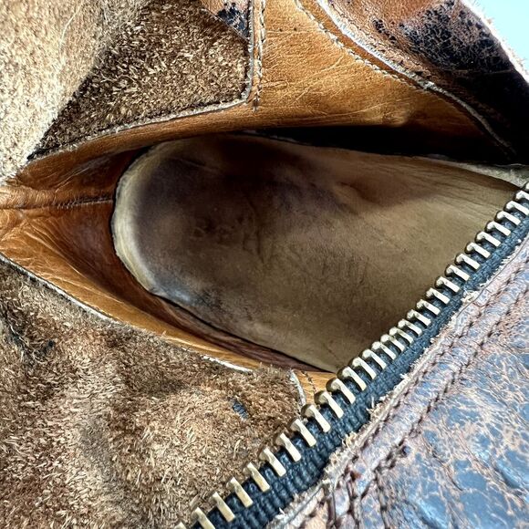 BED STU Manchester Cobbler Series Boots US 7 Leather Riding Tall Boot Distressed - Picture 11 of 14